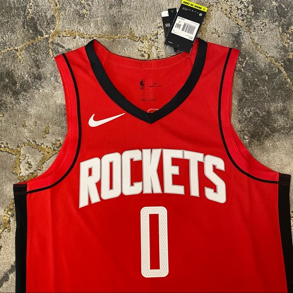 Nike NBA Rockets Westbrook Vaporknit Jersey Mens M - Picture 3 of 7